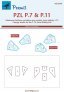 1/72 Canopy mask PZL P.7 & P.11