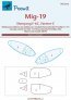 1/72 Canopy mask MiG-19/Shenyang F-6C
