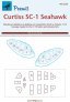 1/72 Canopy mask Curtiss SC-1 Seahawk