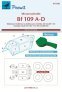 1/72 Canopy mask Bf 109 A-D for AZ Models MODEL