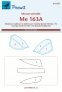 Peewit Masque verri�re Me 163A 1/72 pour Special Hobby