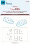 Masque de verri�re 1/72 Heinkel He-280 pour RS Models