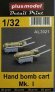 1/32 Set includes two hand-pull bomb carts with 250 Lb. bombs image 2