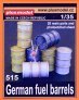1/35 German fuel barrels