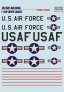 1/48 Noth-American F-100D/F-100F Super Sabre technical stencils image 2