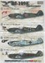 Print Scale 1/72 Messerschmitt Bf-109E D�calques Pt 1