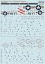 1/72 A-7 Corsair II US Navy technical stencils image 1