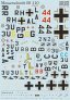 Print Scale 1/72 Messerschmitt Bf-110 Part 11 D�calques image 1