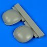 1/32 Messerschmitt BBf 109G-6 correct gun bulges (for Revell)