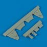 1/48 J2M3 Raiden undercarriage covers (Hasegawa)
