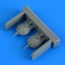 1/48 Su-25 Frogfoot open parachute covers