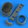 Quickboost 1/48 F6F-5 Hellcat capot & volets refroidissement