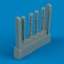 1/72 AC-47 minigun gun barrels (ESCI)