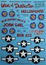 1/48 Decal Black Checker Tail Sqdr. image 1
