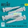 1/32 AIM-54A Phoenix missiles for F-14