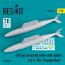 1/32 450 gal wing fuel tanks with pylons for F-105