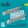 1/32 Republic F-105D/F-105G outboard AGM-12 & AGM-45 pylons