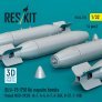 1/32 BLU-1B 750 lbs napalm bombs MXU-393/B 4x image 2