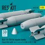 1/32 BLU-1B 750 lbs napalm bombs MXU-469/B 4x image 2