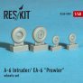 1/48 A-6A/A-6E Intruder, EA-6B Prowler wheels set