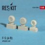 1/48 Northrop F-5A/F-5B Freedom fighter wheels set