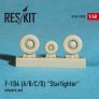 1/48 Lockheed F-104A/F-104B/F-104C/F-104D Starfighter wheels