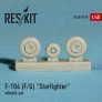 1/48 Lockheed F-104F/F-104G Starfighter wheels set image 1