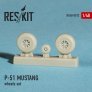 1/48 North-American P-51D MUSTANG wheels set