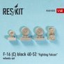 1/48 F-16C block 40-52 Fighting Falcon wheel set
