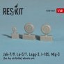 1/48 Yak-7/Yak-9, La-5/La-7, LaGG-3, Mig-3 Dry Airf. wheels set