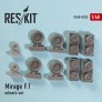 1/48 Dassault Mirage F.1 wheels set