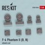 1/48 F-4 Phantom II wheels set