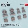 1/48 F-4 Phantom II wheels set wheels set