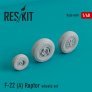1/48 Lockheed-Martin F-22A Raptor wheels set