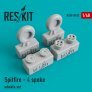 1/48 Supermarine Spitfire  4 spoke wheels set