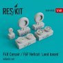 1/48 Vought F4U Corsair/Grumman F6F Hellcat Land based wheels