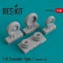1/48 F-8 Crusader Type 1 wheels set