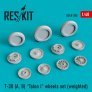 1/48 T-38 Talon l wheels set