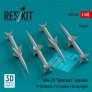 1/48 AIM-7A Sparrow I missiles.