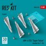 1/48 AIM-4 F, G Super Falcon missiles for F-10