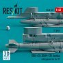 1/48 GBU-62 JDAM-ER bombs with pylons for Su-27 image 2