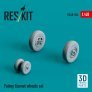 1/48 Fairey Gannet wheels set image 1