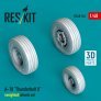 1/48 A-10 Thunderbolt II weighted wheels set image 1