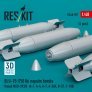 1/48 BLU-1B 750 lbs napalm bombs MXU-393/B 4x image 2