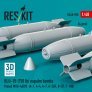1/48 BLU-1B 750 lbs napalm bombs MXU-469/B 4x image 2