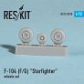 1/72 Lockheed F-104F/F104G Starfighter wheels set image 1