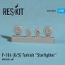 1/72 Lockheed F-104G/F-104S Turkish Starfighter wheels set image 1