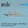 1/72 Yak-7/Yak-9, La-5/La-7, LaGG-3, Mig-3, Dry airf. wheels set