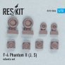 1/72 F-4 Phantom II wheels set