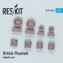 1/72 British Phantom wheels set